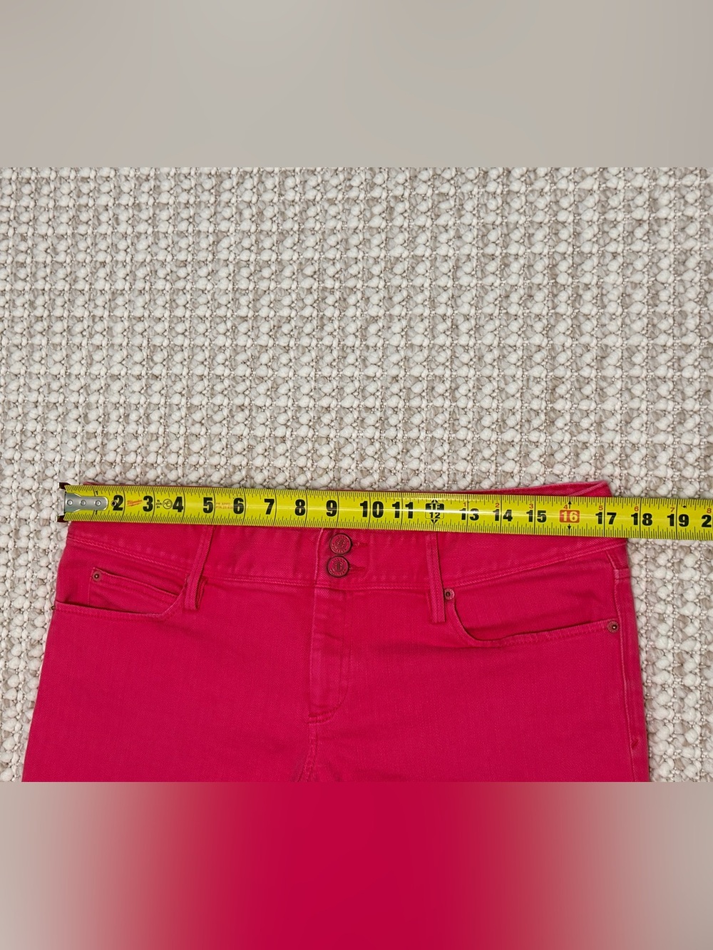 Lilly Pulitzer Worth Pink Straight Jeans size 12 - Picture 6 of 14